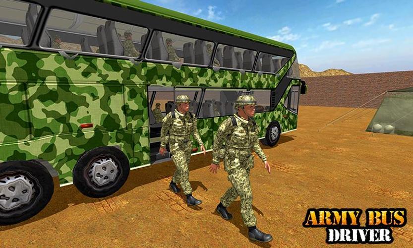 Army Bus Transporter Coach Fun Screenshot 3