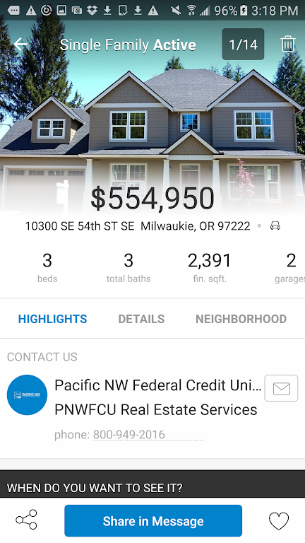 PNWFCU Real Estate Services スクリーンショット 1