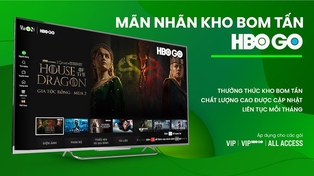 VieON for Android TV Tangkapan skrin 3