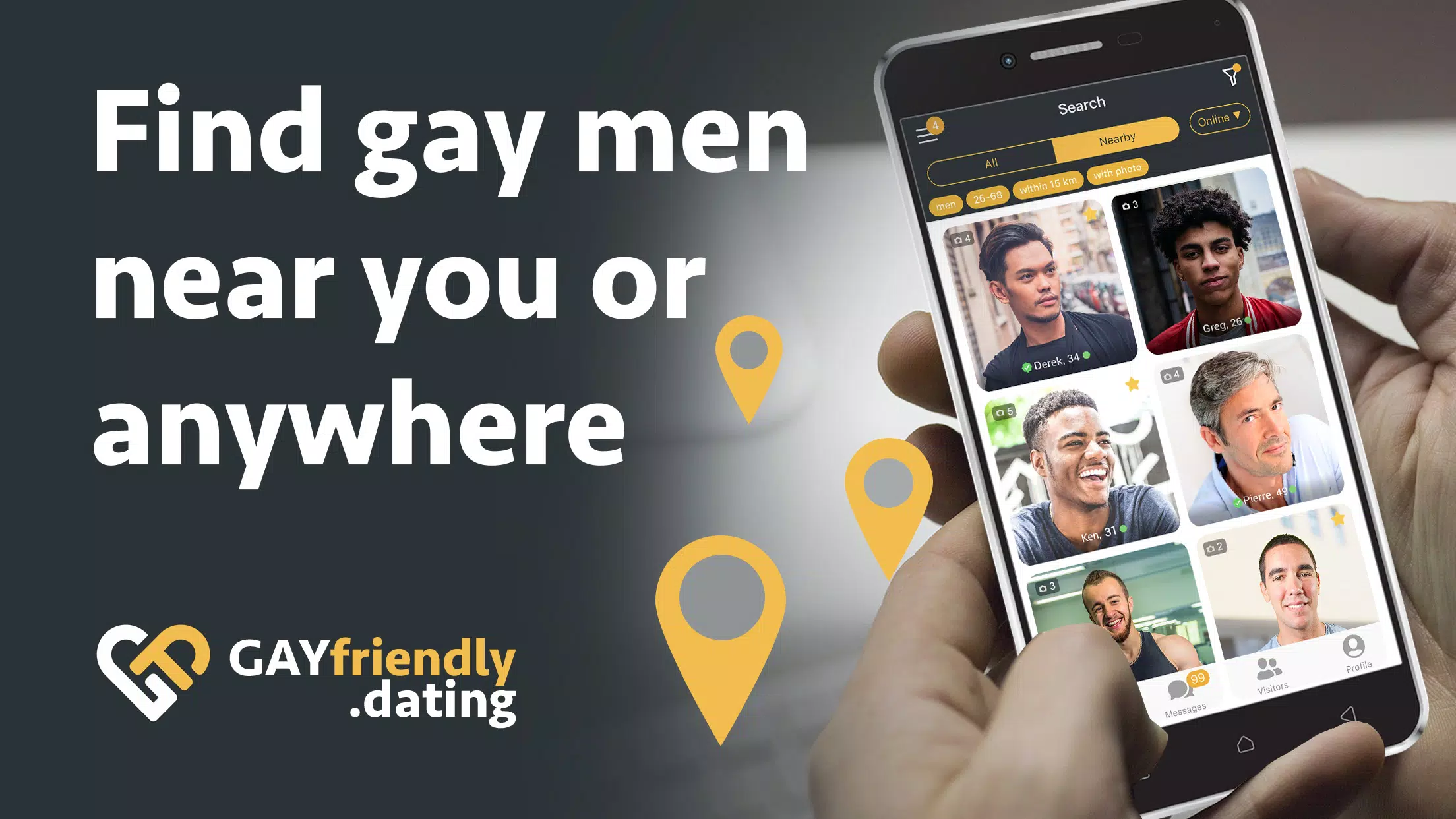 Gay guys chat & dating app應用截圖第1張