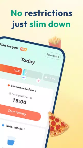 Litely: Fasting Plan & Tracker Ảnh chụp màn hình 1