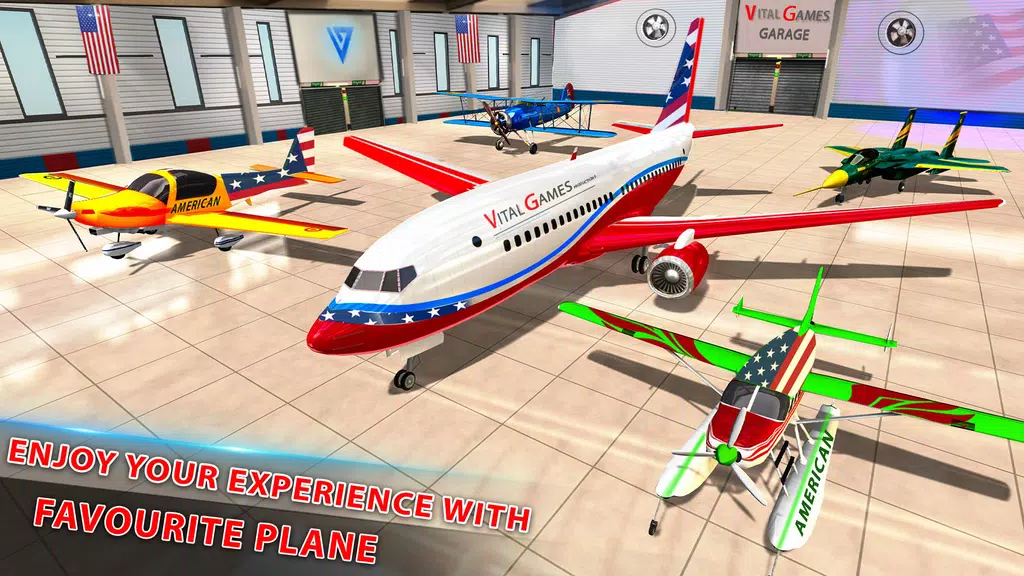 US Pilot Flight: Plane Games Captura de pantalla 2