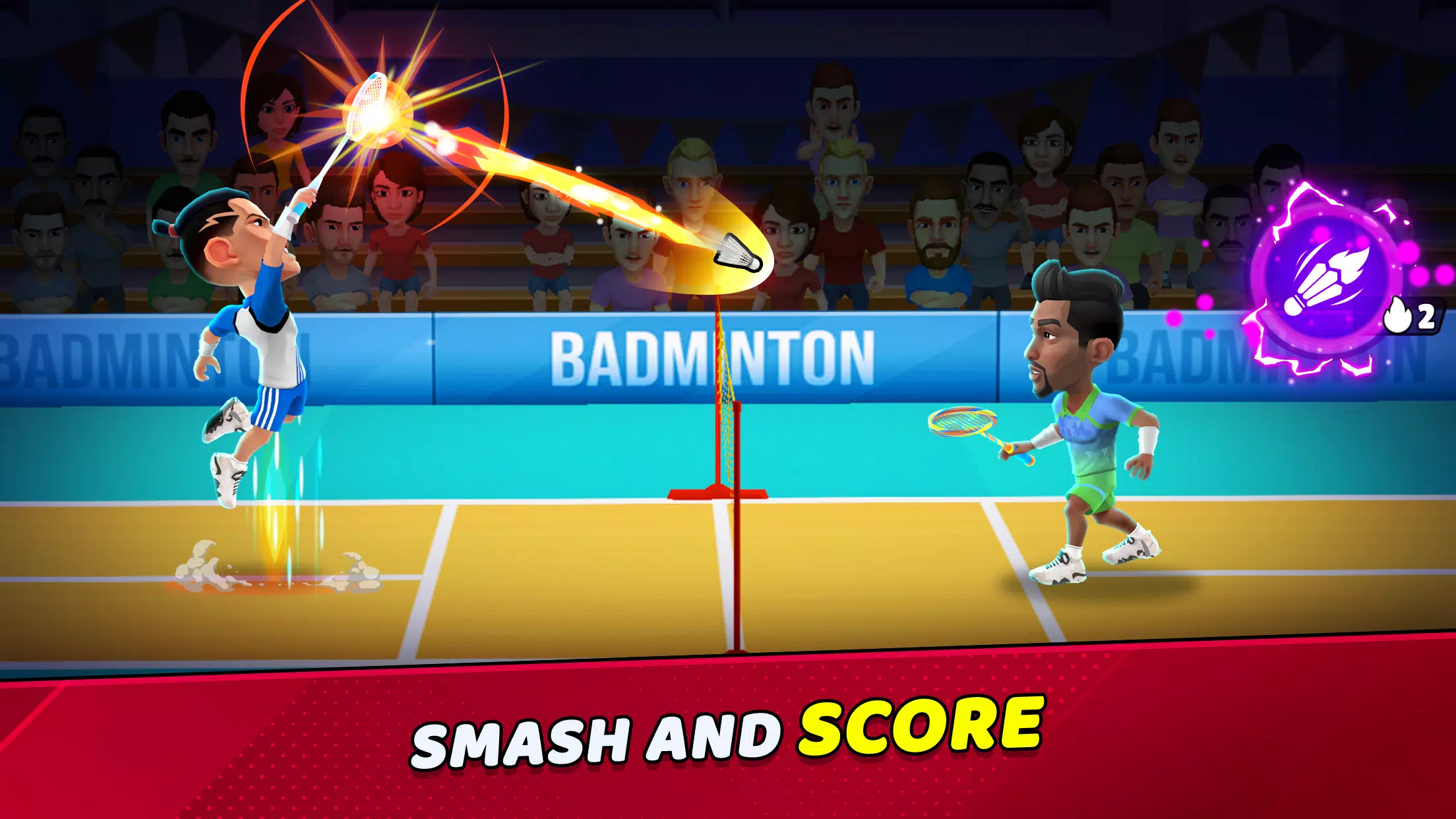 Badminton Clash 3D Tangkapan skrin 0