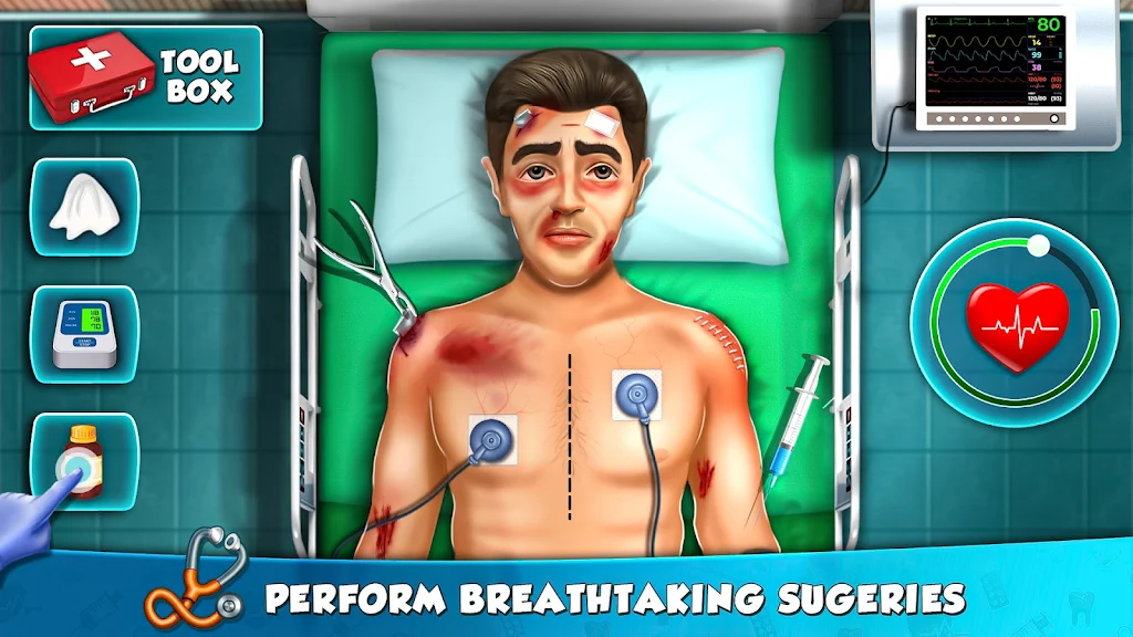 Doctor Operation Surgery Games स्क्रीनशॉट 2