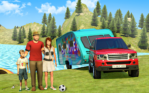 Camper Van Virtual Family Game স্ক্রিনশট 0