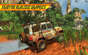 Offroad Jeep Driving Simulator স্ক্রিনশট 0