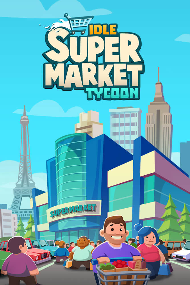 Idle Supermarket Tycoon Mod Schermafbeelding 0