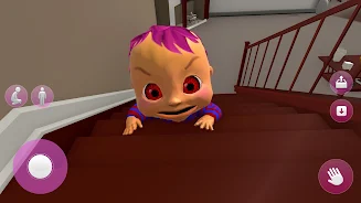 Scary Baby In Pink Horror Game Schermafbeelding 1