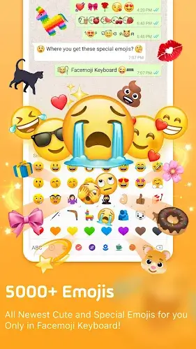 Facemoji AI Emoji Keyboard स्क्रीनशॉट 1