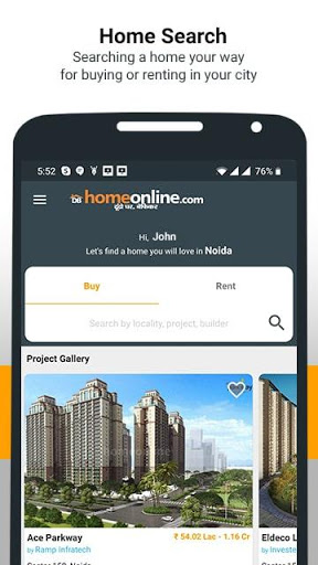Homeonline - Property Search & Real Estate App Скриншот 1
