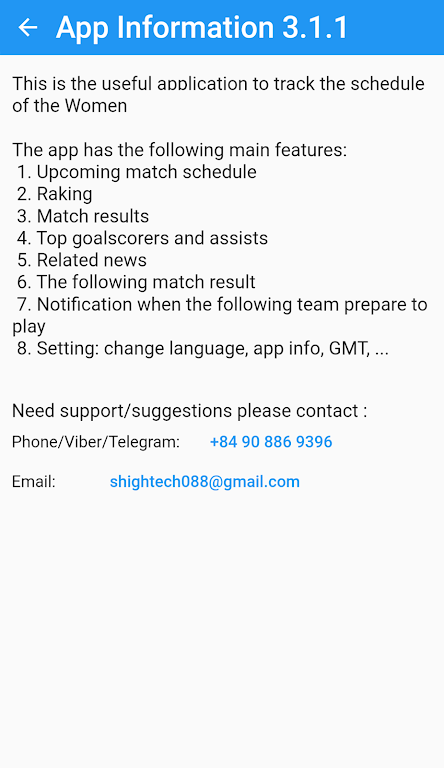 Female Cup Matches Zrzut ekranu 3