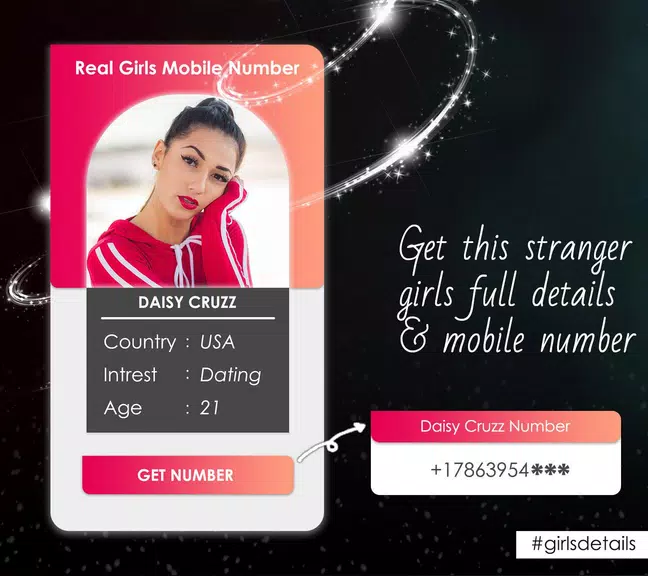 Girls Mobile Number (Girlfriend Calling Prank) স্ক্রিনশট 3