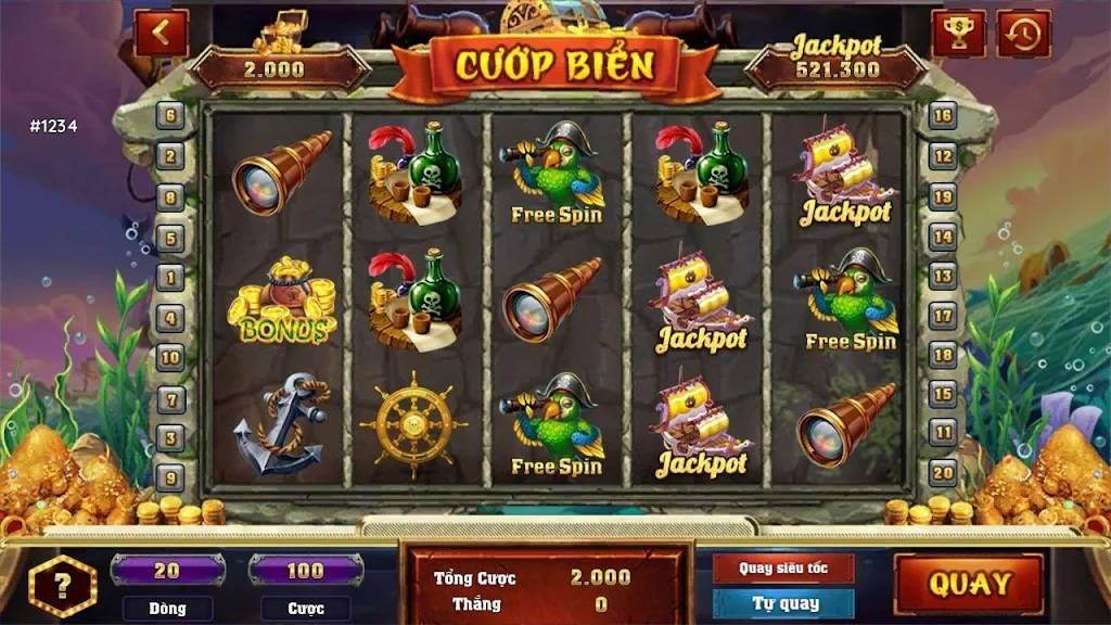 Bắn Cá Rồng - Bắn Cá Slot Schermafbeelding 1