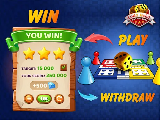 Ludo Heist - Lodo Dice Games ภาพหน้าจอ 0