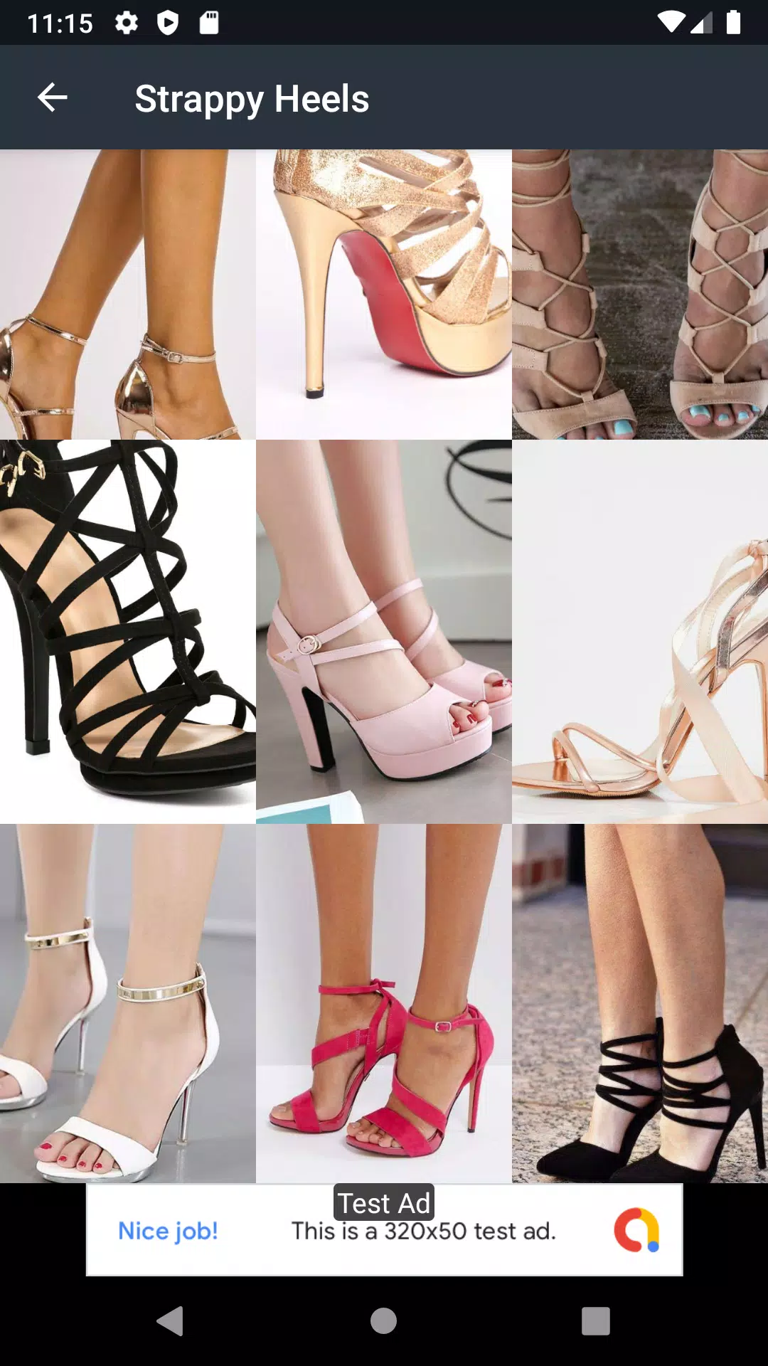 Strappy Heels Ideas ภาพหน้าจอ 1