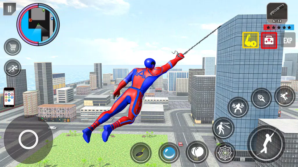 Spider Rope Action Game স্ক্রিনশট 0