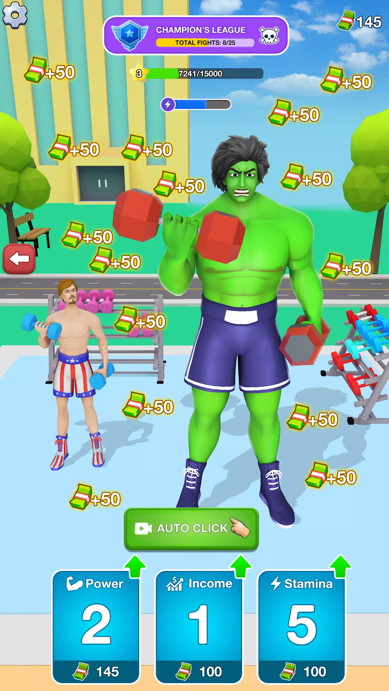 Gym Clicker Hero: Idle Muscles Ekran Görüntüsü 0