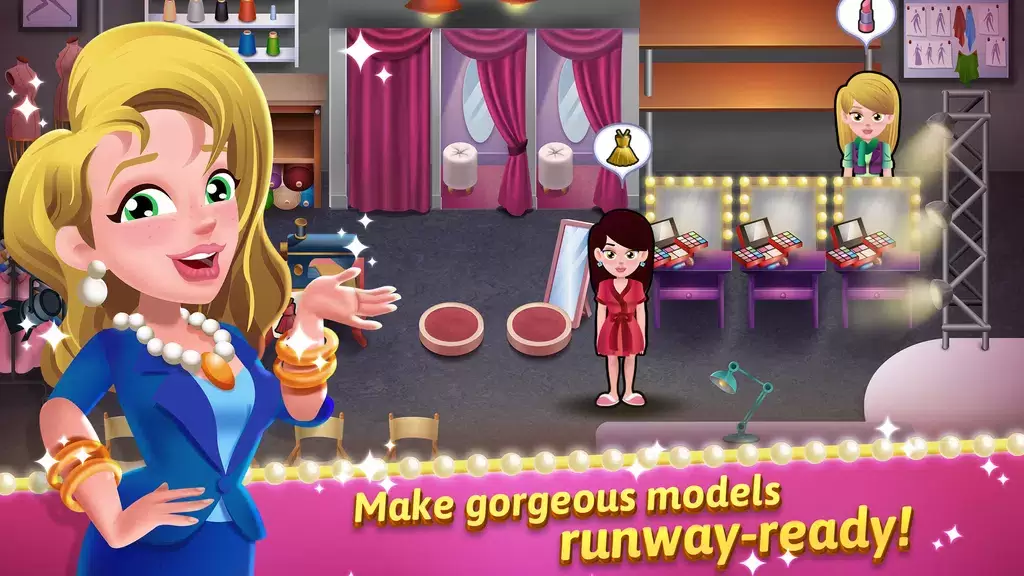 Model Salon Dash: Fashion Game Ảnh chụp màn hình 0