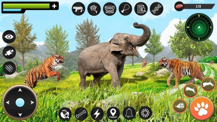 Tiger Simulator Animal Game 3D Schermafbeelding 1