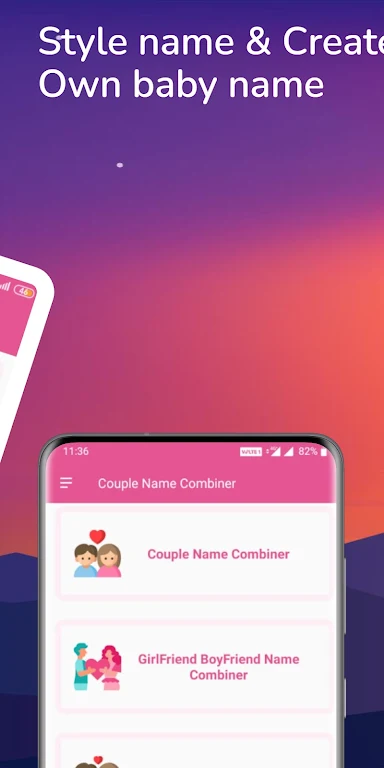 Couple Name Combiner - Baby Na Tangkapan skrin 1