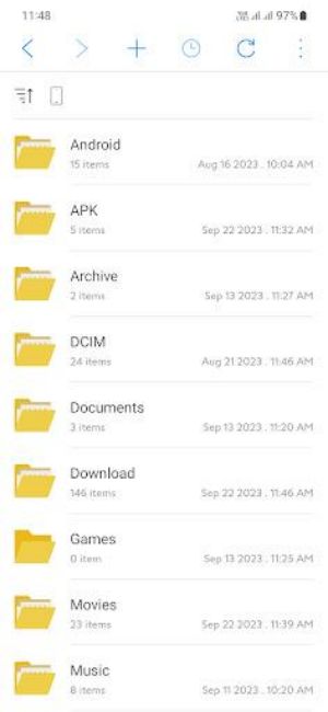 SD Card Manager For Android Zrzut ekranu 0