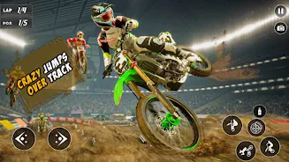 Dirt Bike Games: Motocross 3d Capture d'écran 0