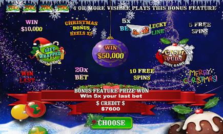 Snow Slots Merry Christmas ဖန်သားပြင်ဓာတ်ပုံ 1