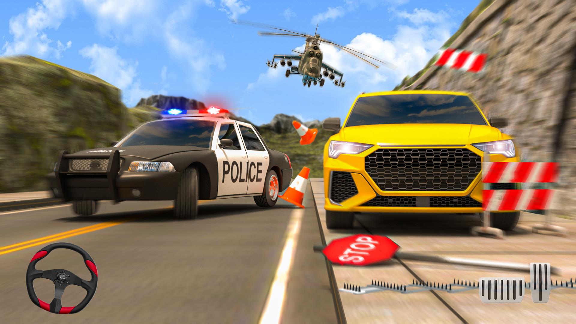 Schermata Dubai Police Car Games 3d 3