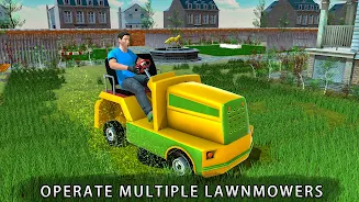 Mowing Simulator Grass Cutting Screenshot 1