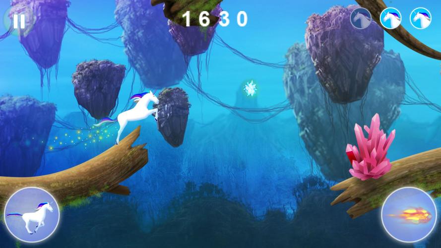 Unicorn dash : Magical Sky Captura de tela 3