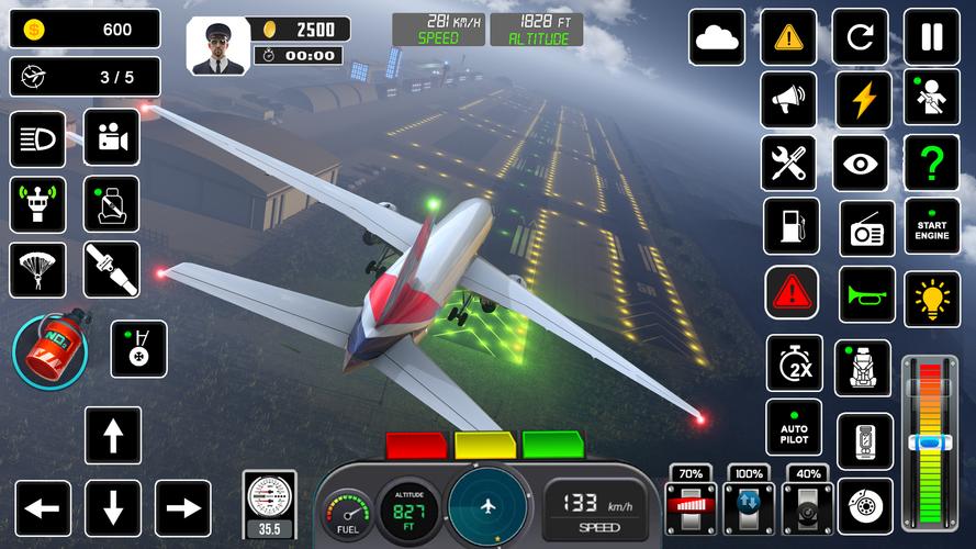 Pilot Flight Simulator Games ภาพหน้าจอ 2