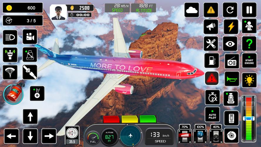 Pilot Flight Simulator Games ภาพหน้าจอ 3