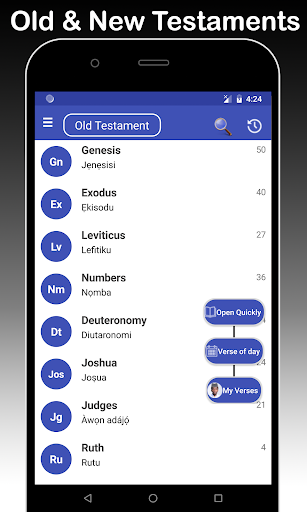 Yoruba & English Bible - With Full Offline Audio Captura de tela 0