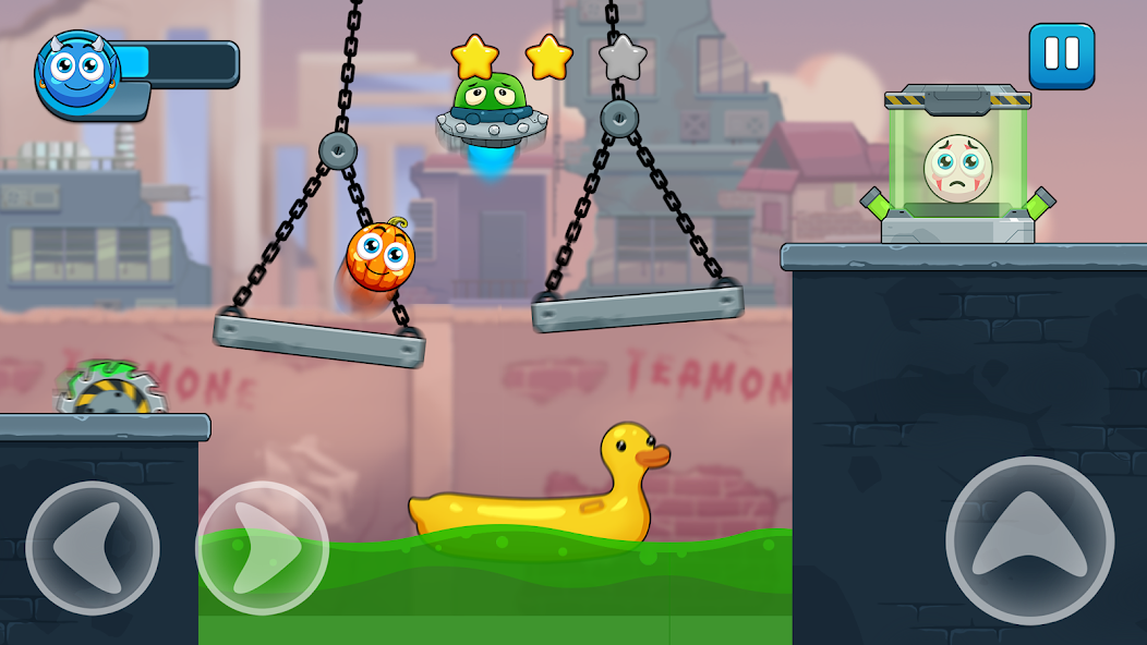 Ball Hero: Zombie city Mod ဖန်သားပြင်ဓာတ်ပုံ 1