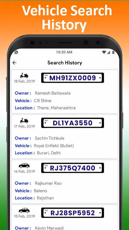 All Vehicle Information app Capture d'écran 3