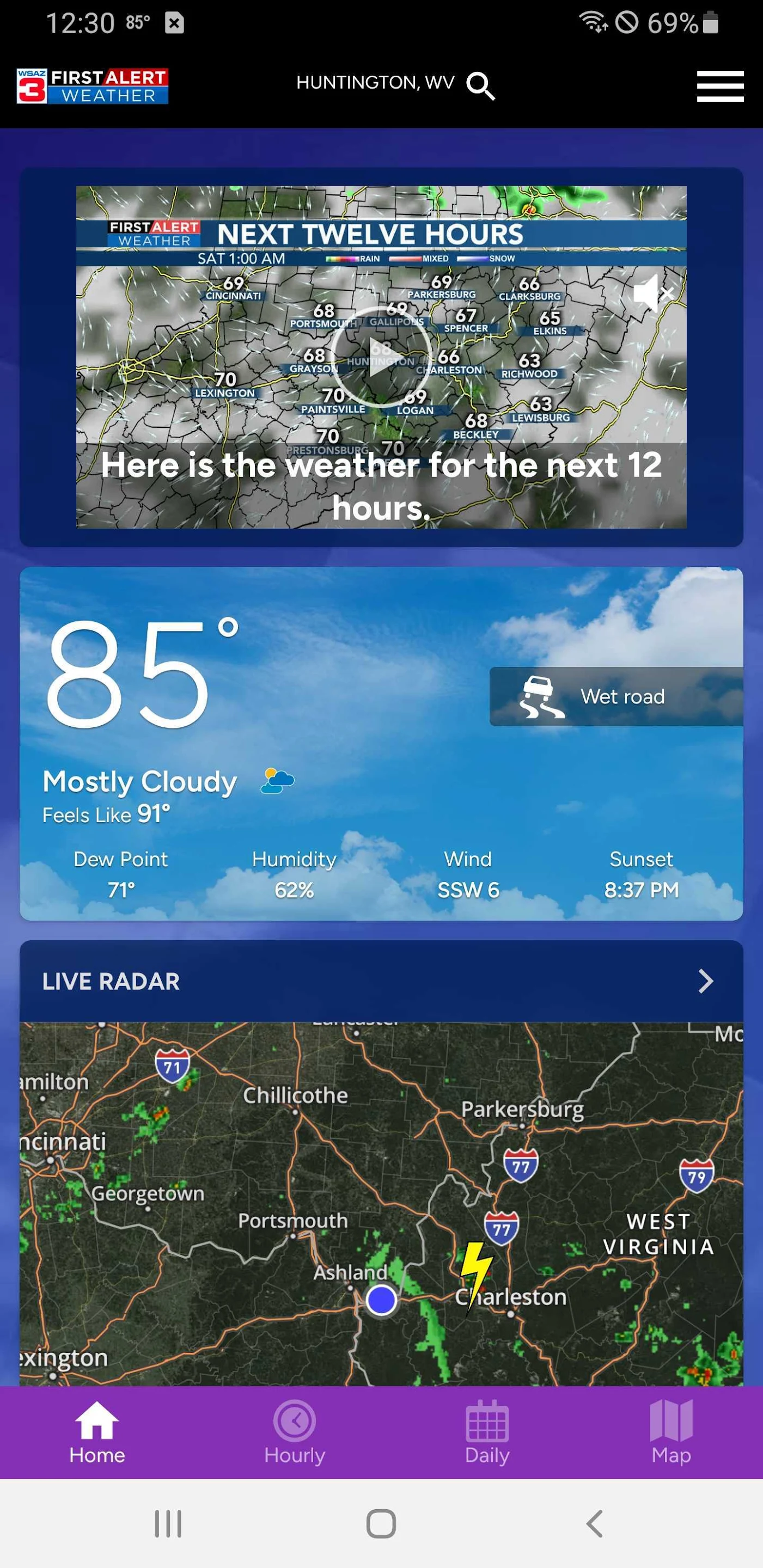 WSAZ First Alert Weather App स्क्रीनशॉट 3