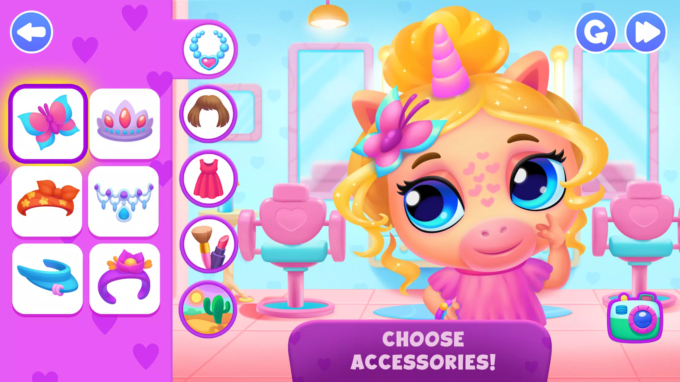 Unicorn Dress up games kids ภาพหน้าจอ 1