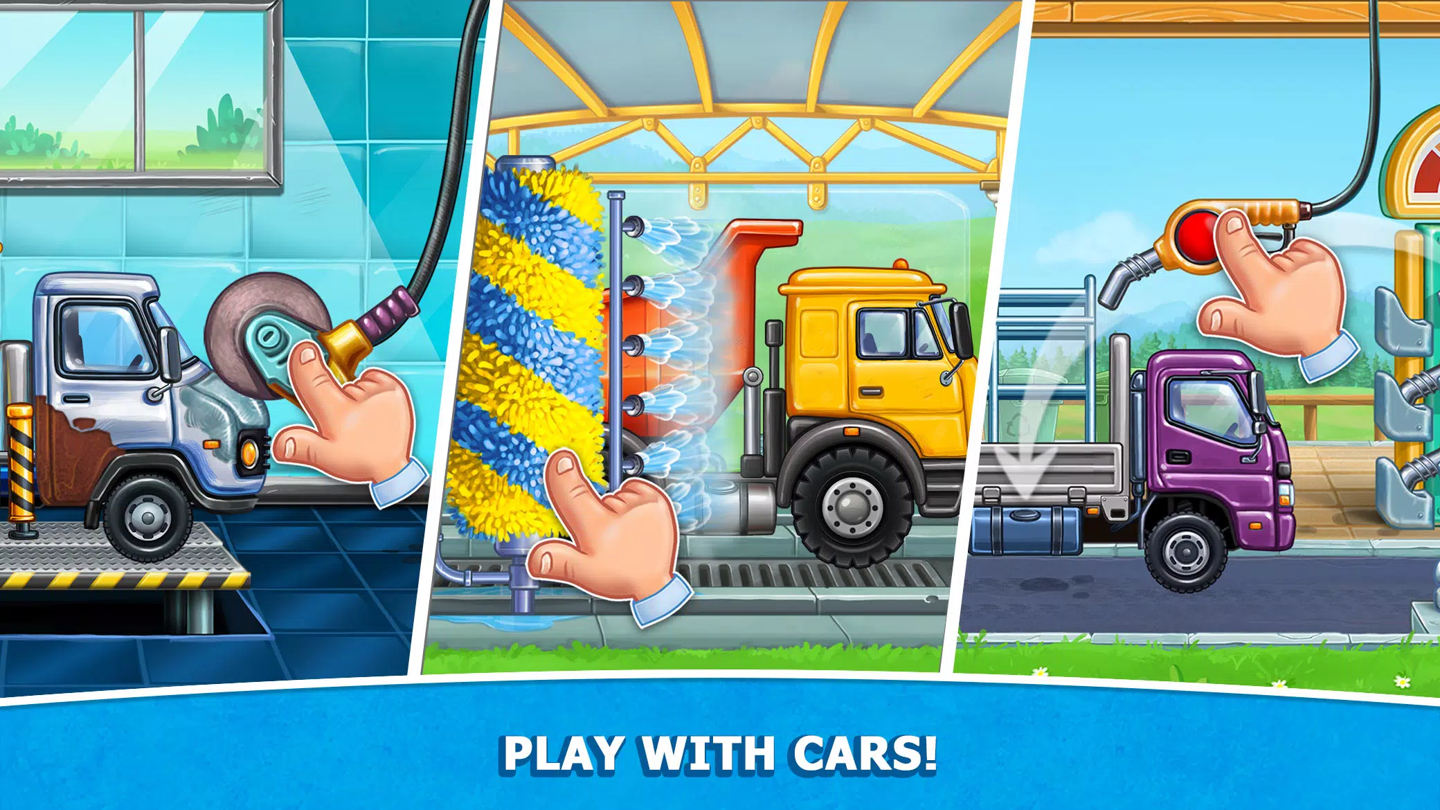 Kids Truck: City Builder Games Ảnh chụp màn hình 2