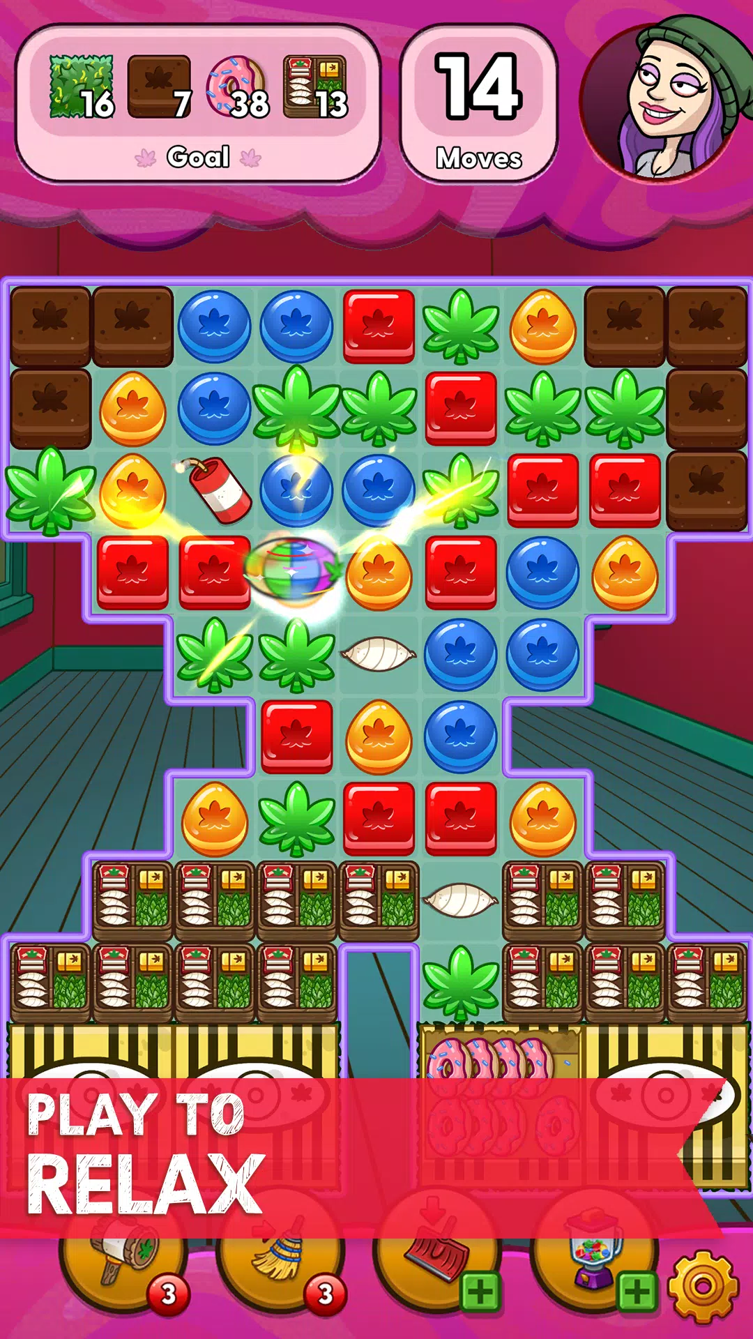 Bud Farm: Munchie Match Schermafbeelding 2