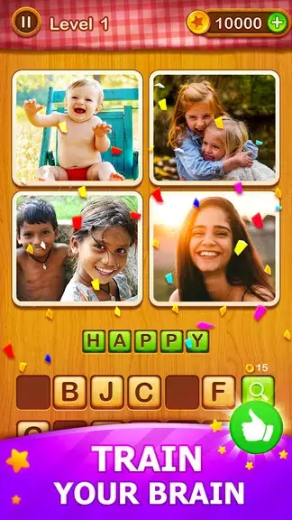 4 Pics Guess Word -Puzzle Game Screenshot 0