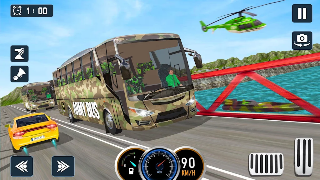 Army Bus Game Army Driving Captura de tela 3