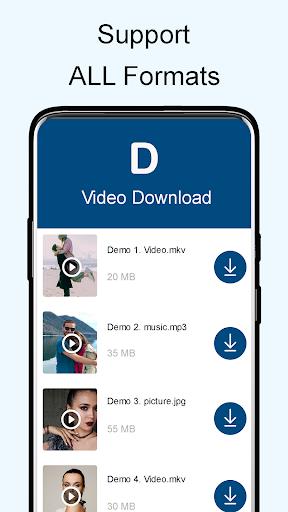 X Hot Video Downloader- Free Video Downloader 2021 Ảnh chụp màn hình 2