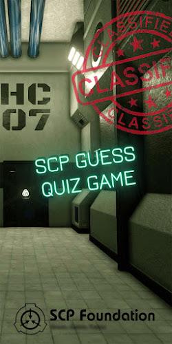 scp quiz game Screenshot 0