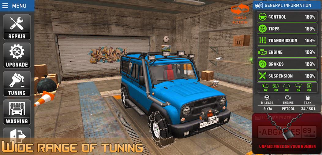 Russian Car Driver UAZ HUNTER Mod應用截圖第2張