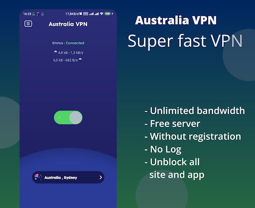 Australia VPN - Fast Proxy VPN Ekran Görüntüsü 0