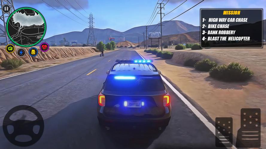 Police Van Driving: Cop Games Captura de tela 3