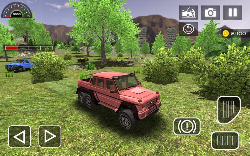 6x6 Truck Offroad Driving Sim Schermafbeelding 0