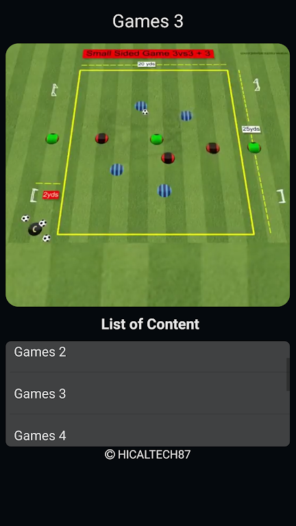 Football Small Sided Games Captura de pantalla 3