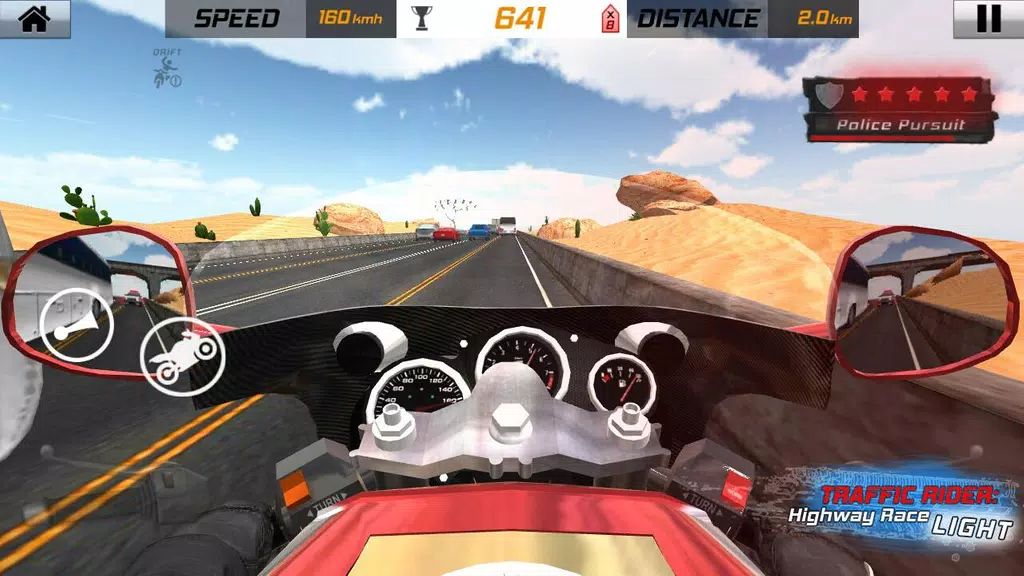 Traffic Rider: Highway Race Li স্ক্রিনশট 0