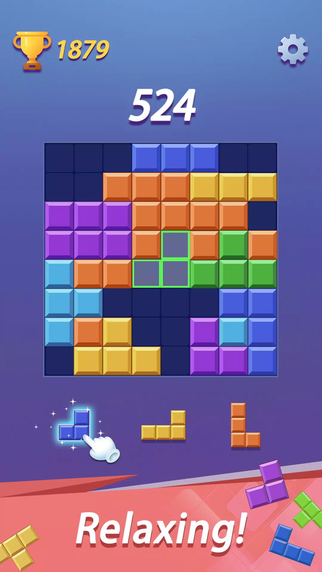 Block Puzzle: Combo Mania! Captura de tela 1